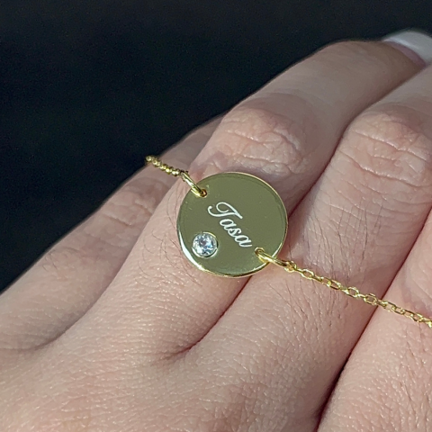 ROUND CRYSTAL BRACELET
